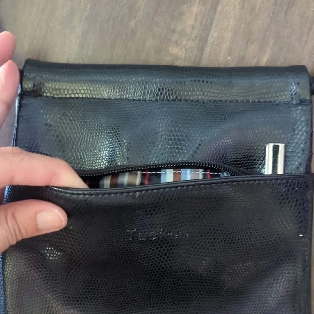 Elegant Black Textured Bag